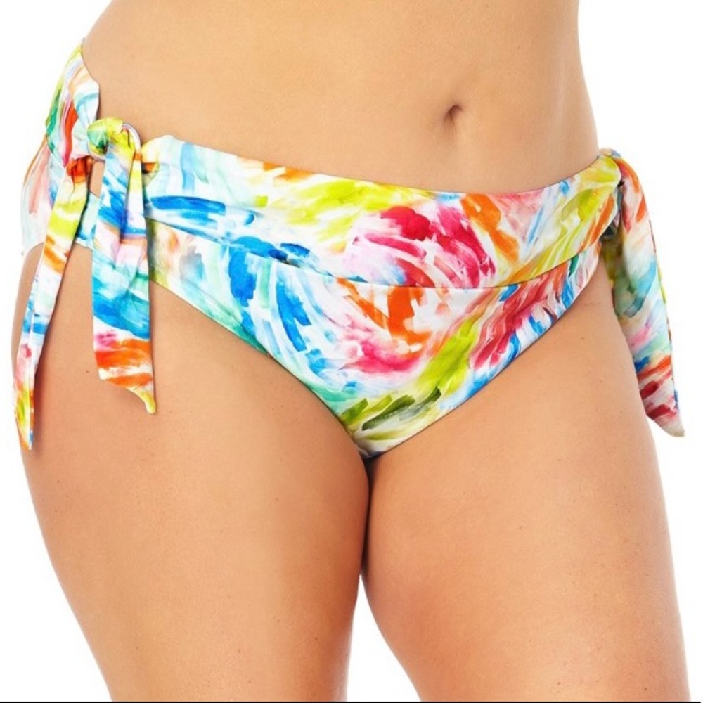 Plus Mid-rise Bottom Swimsuit
